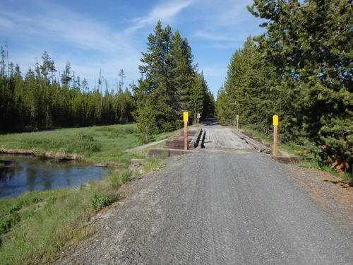 GDMBR: A bridge and wonderful water and wetland views.